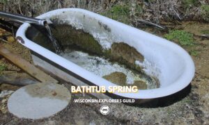 Bathtub Spring in Wisconsin's Driftless region.
