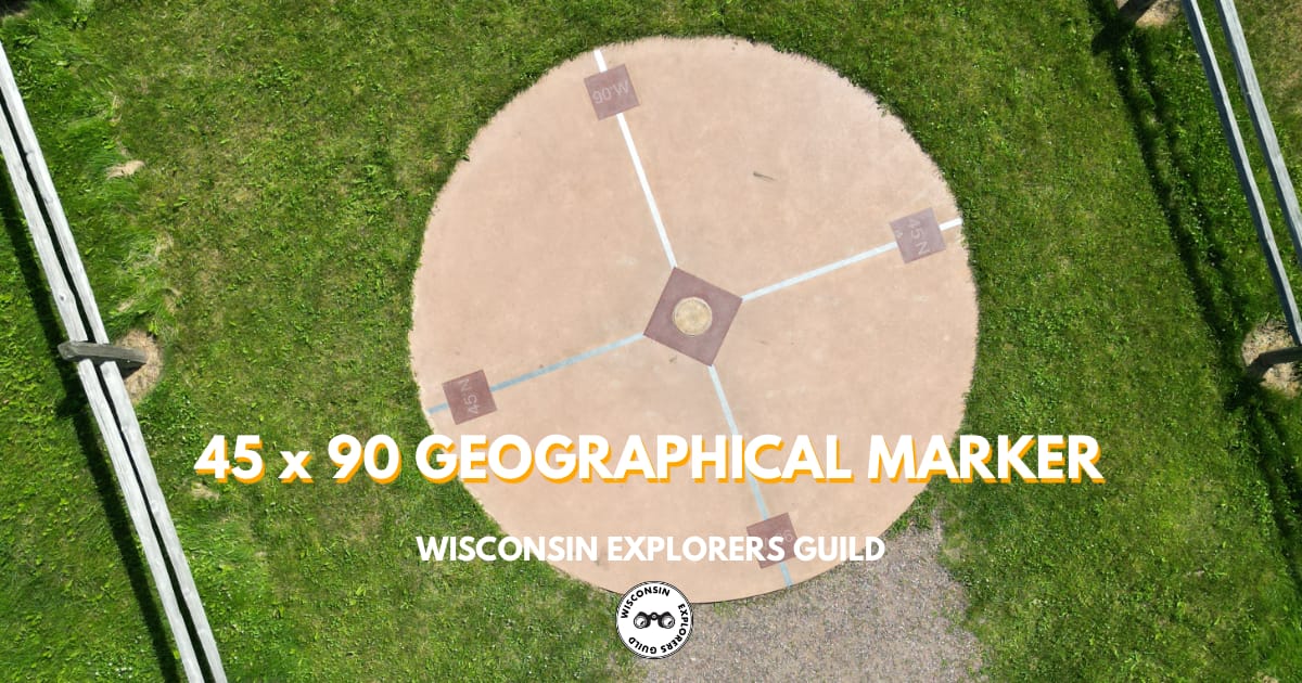 45 x 90 Geographical Marker in Poniatowski, Wisconsin
